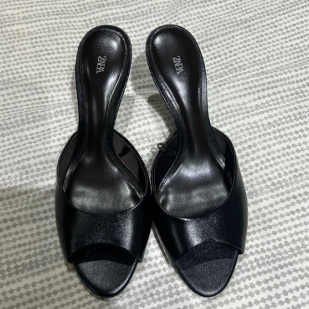 Zara heels mules 6